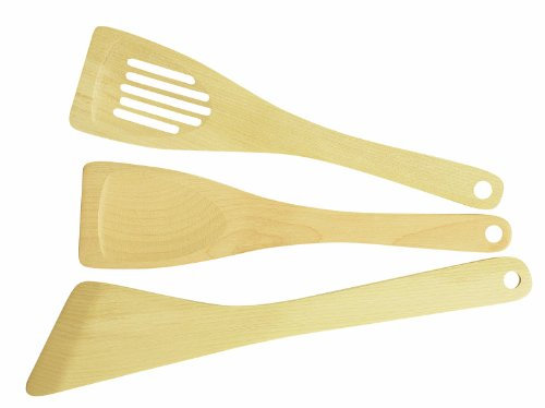 Tescoma Set 3 Turners Woody, Wood, Assorted, 38 x 9.7 x 1.3 cm
