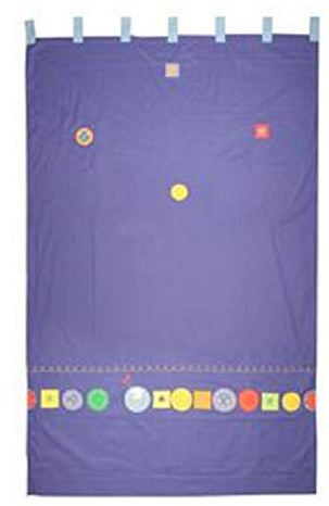 TRÄ PRESENT - Kinderzimmer Vorhang Blau