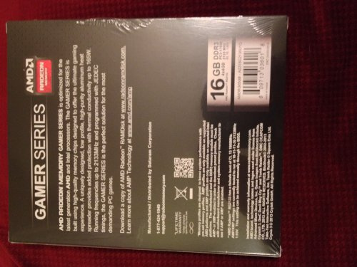 AMD Radeon Simm Memoria RAM, DDR3, 16GB, PC2133