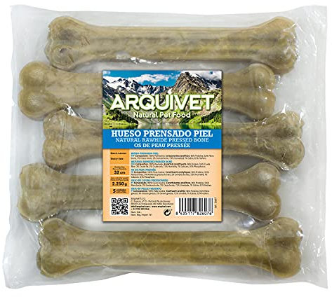 Arquivet Hueso Prensado Piel (Bolsa De 5 Unidades), 32 cm