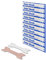 100x Schnarchstopper Nasenpflaster Ideal gegen Schnarchen, bessere Atmung beim Schlafen, Sport, laufende Nase - Premium-Nasenstreifen gegen Schnarchen, hautfarben, Größe: 66x19mm