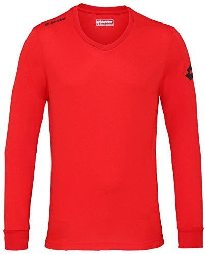 Lotto Herren T-Shirt Jersey Long Sleeve Team EVO, Rot, L