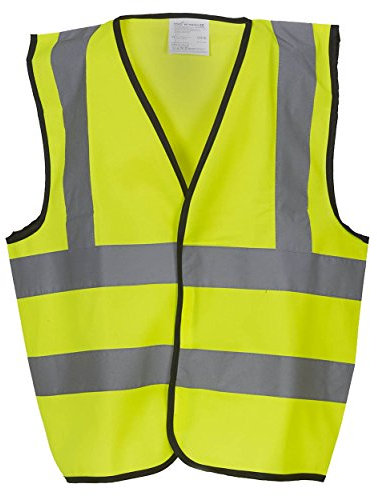 Yoko Herren YK100/hvw100ch Hi Vis 2 B und B Weste Größe L gelb