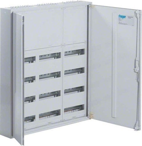 Hager FWB62 N Zubehör Rack-Rack – Zubehör (weiß, 1 Stück (S), 500 mm, 160 mm, 950 mm), Schwarz
