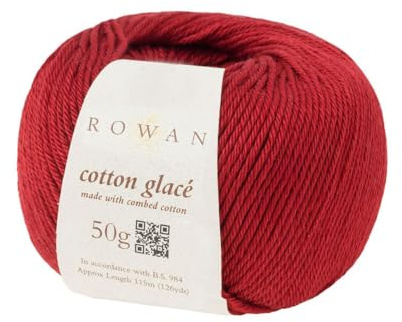 Rowan Hand Knitting Yarn, 100% Cotton, Blood Orange, One Size
