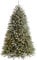 WeRChristmas Pre-Lit Decorated Snow Flocked Christmas Tree with 600 Warm White LED Lights, Green/White, 7 feet/2.1 m