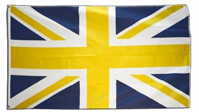 Flagge Großbritannien Union Jack blau gelb - 90 x 150 cm
