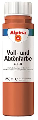 Alpina COLOR Voll- und Abtönfarbe Italian Red 250ml seidenmatt