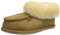 Shepherd of Sweden - Lena Lammfell-Hausschuhe - Damen - 100% Echtes Lammfell - Bequem - Weich und warm - Flauschig - Chestnut - Größe 40