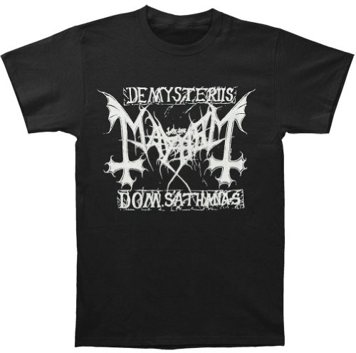 Mayhem Men's Orthodox Black Metal T-shirt Small Black