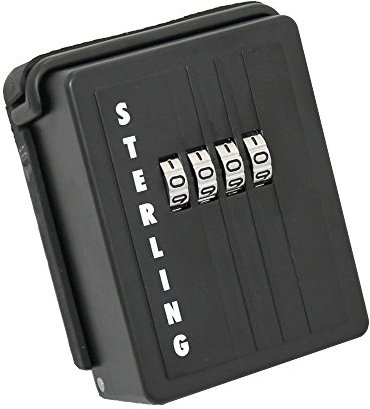 Sterling KM1 Schlüsseltresor Schlüssel-Aufbewahrungsbox, Schwarz, KeyMinder 1