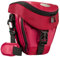 Mantona Colt Kameratasche - Universaltasche inkl. Schnellzugriff, Staubschutz, Tragegurt und Zubehörfach, geeignet für DSLM und DSLR Kameras, rot