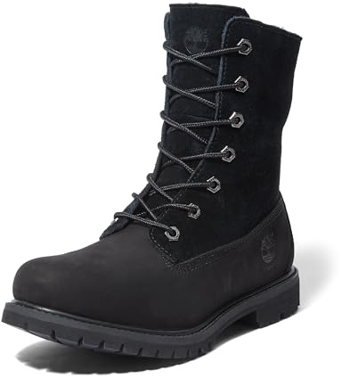 Timberland Authentics, Damen Kurzschaft Stiefel, Schwarz (Black Nubuck 1), 38 EU