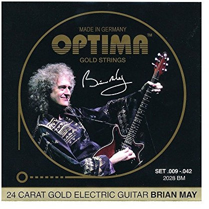 Optima Cuerdas Guitarra Eléctrica Gold Strings Round Wound Set 2028BM