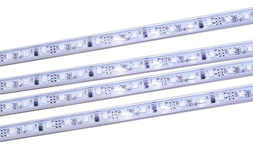 OCS.tec LED Aquariumbeleuchtung PowerLED Easy Leuchte Lampe 30cm (warmweiss) Tageslichtsimulator Sonnenuntergang Mondlicht HQI T8 AB7WW