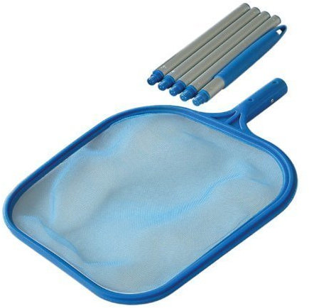 SUDS-ONLINE Swimming Pool Leaf Skimmer Net With 5 piece 48'' pole Leaf Remover Cleaner