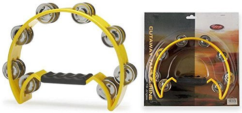 STAGG Cutaway Tambourin,16 Schellen,gelb
