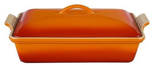 LeCreuset 91001533090000 R Form Trad mit Deckel Ofenrot