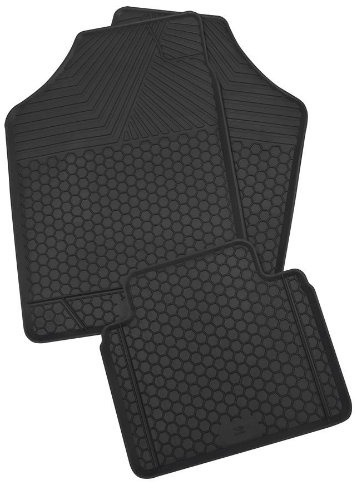 PETEX 99930 Gummimatte Universal 4-teilig Ultra Größe 2, schwarz