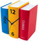 KARLSSON KA4284 Tischuhr Book farbig Papier Design Sjoerd vanHeumen