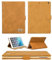 Gorilla Tech Apple iPad Air 2 - Funda de piel auténtica con función atril para Air 2nd Gen modelo A1566 A1567, color marrón