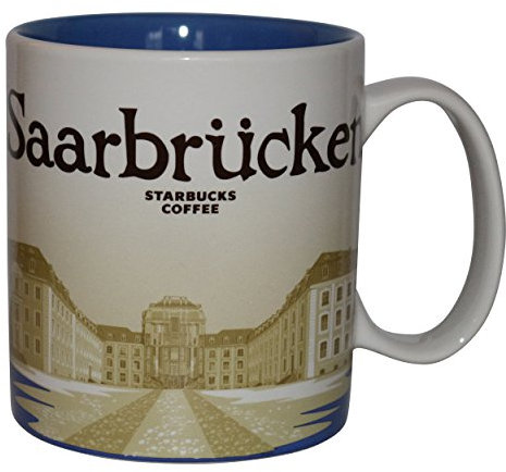 Starbucks Tazza City Saarbrücken Germania Icon Series Tazza di caffè Tazza