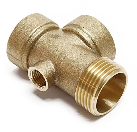 Racor 4 vías latón DN25 1DN13 1/4 rosca hembra manómetro bomba grupo de presión vaso de expansión