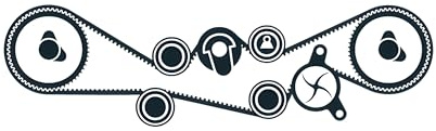 SKF Zahnriemensatz VKMA 98109 Höhe 106 mm Länge 330 mm Breite 141 mm - OE Qualität | Kompatibel mit: SUBARU FORESTER, FORESTER, FORESTER, IMPREZA Coupe, IMPREZA Station Wagon, IMPREZA Station Wagon