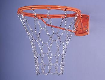 Metall Basketballnetz,verzinktes Metallnetz Ketten Netz (Lieferung aus D) gut 800 Gramm