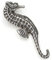 Drachensilber Anhänger Seepferd Schmuck 925 Sterling Silber Seepferdchen Taucher Meeresschmuck Frauen