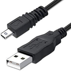 Replacement USB Data Transfer Sync Cable Compatible with Sony Cyber-shot DSC-W190, W310, W320, W330, W370, W520, W530, W550, W610, W620, W630 Digital Cameras
