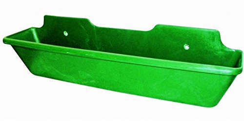 Kunststoff Futtertrog Pferdetrog Langtrog 50 Liter grün