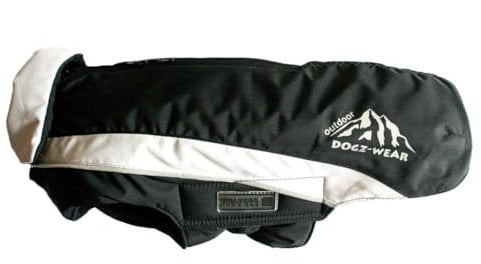 Wolters Cat & Dog Skijacke für Hunde, Winterjacke, Schwarz, 75 cm, Polyester, Wasserfest, Outdoor