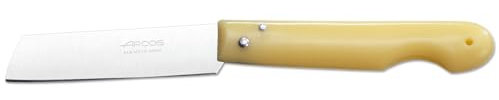 Arcos Couteau Pliant Acier Inoxydable Nitrum, Lame 85 mm, Manche Polypropylène, Série Professionnelle, Haute Durabilité et Performance