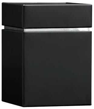 Bremer Gewürzhandel Stülpdeckeldose quadratisch, schwarz, 78 x 78 x 110 mm