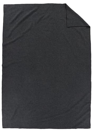 Pendleton Eco-Wise Easy Care 100% Wool Blanket, Responsibly Sourced, Heirloom Quality, Washable All Season Blanket, Full/Queen 90 x 96, Charcoal