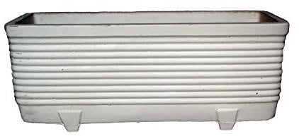 ARTISTICA GRANILLO VASI,INTERNO E ESTERNO, FIORIERA IN CEMENTO, RIGATA 100X35 H40 CM.