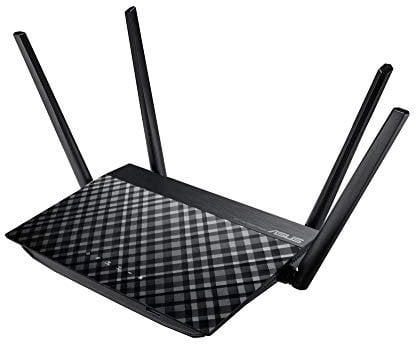 Asus RT – Wireless router Dual-Band 4 x Gigabit AC1300 Black