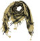 Freak Scene Superfreak Palituch - beige - schwarz - 100x100 cm - Pali Palästinenser Arafat Tuch - 100% Baumwolle