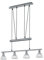 Trio Leuchten LED-JoJo-Pendelleuchte Levisto in Nickel matt, Glas alabasterfarbig weiß 371010407