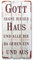 Wandbild Vintage Gott segne dieses Haus Holz Deko