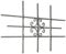 vidaXL Grate di Sicurezza 69x114 cm Griglie Sbarre Inferiate per Finestre