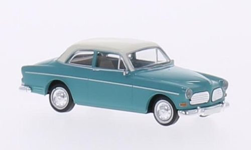 Volvo Amazon, türkis/weiss, Modellauto, Fertigmodell, Brekina 1:87