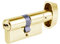 Tesa Assa Abloy T65B4030L T60 TESA Cylinder Euro Profile 40Bx30 Button, cam R15, Brass Finish. 5 Keys 2030/40BX30 LT 5L.E30, 40 x 30 mm