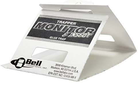 Trapper Insect Trap (Great for Bed Bugs, Spiders, Cockroaches) - Includes 90 Traps