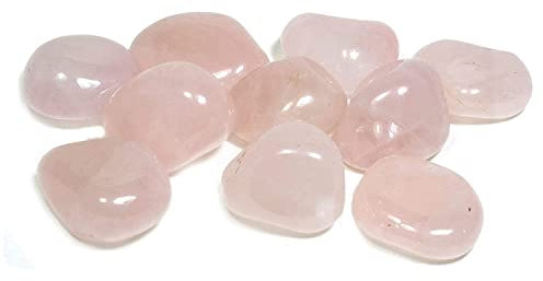 Brazilian Rose Quartz Tumble Stone (20-25mm) Single Stone