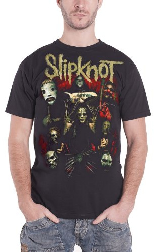 Slipknot Men's Come Play Dying Short Sleeve T-shirt, Black, Xx-large