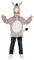 W WIDMANN MILANO Party Fashion - Kinderkostüm Esel aus Plüsch, Tierkostüm, Faschingskostüme
