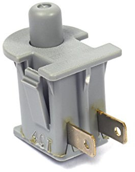Briggs & Stratton Metall-Drucktaste-Schalter, Oberflächenmontage, Grau, 1-Weg, Arbeitskontakt, Spaten-Terminal, IP00, OEM, 7023354YP