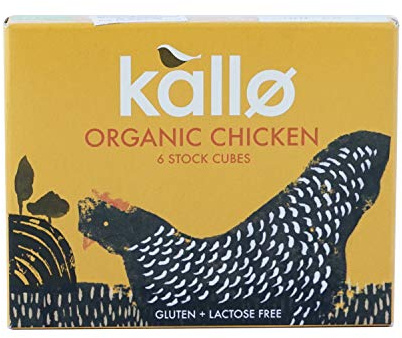 Kallo Organic Chicken Stock Cubes, 6 x 11g